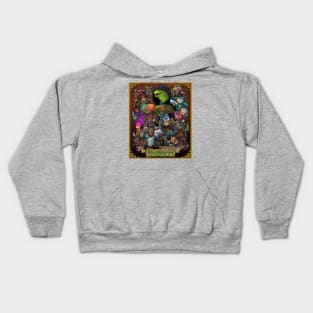 Dungeon Muppets (With Bordered Background) Kids Hoodie